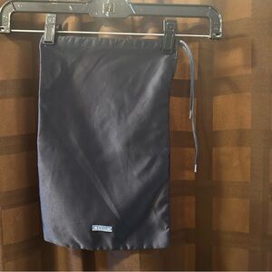 Prada Navy Blue Dust Bag Drawstring Storage Cover Travel 13” x 8.5”